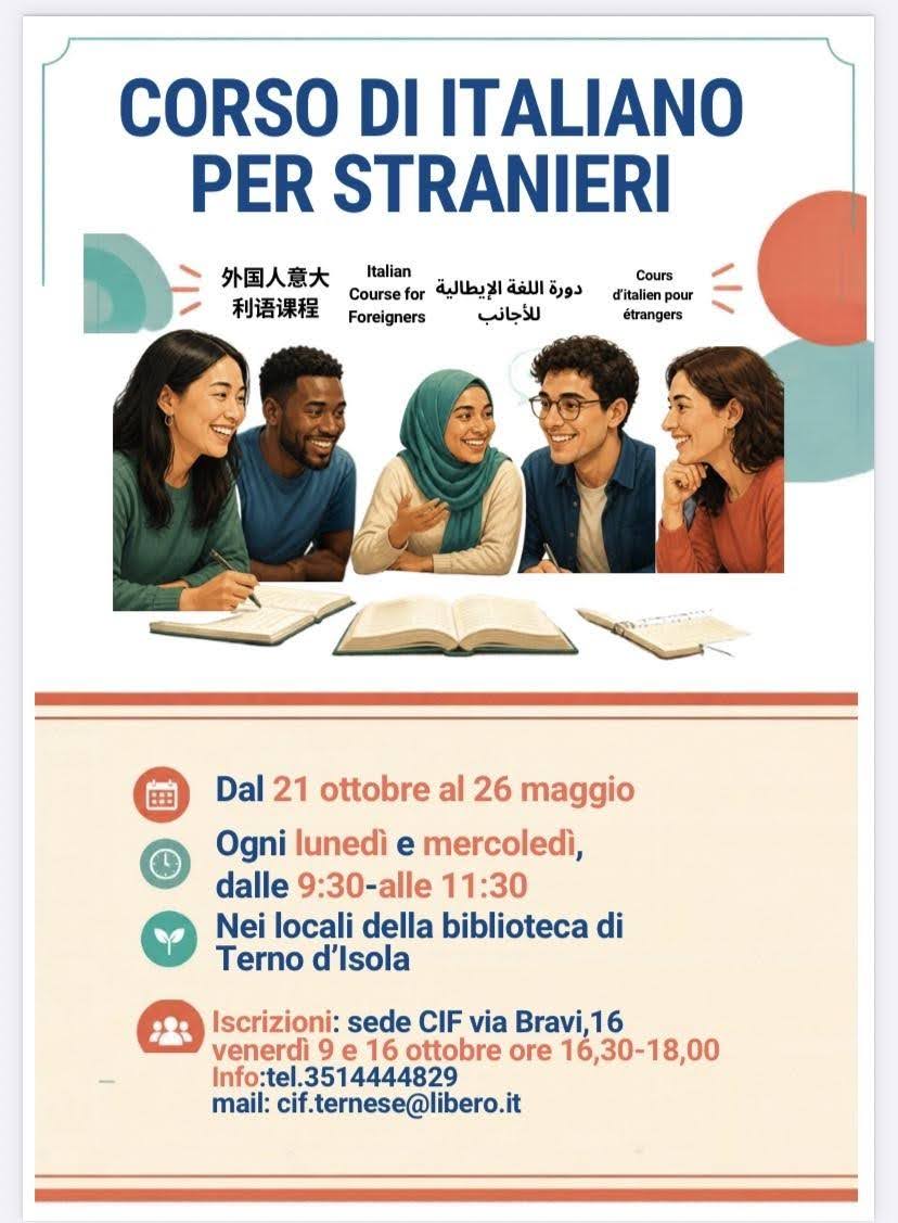 Corso di italiano per stranieri